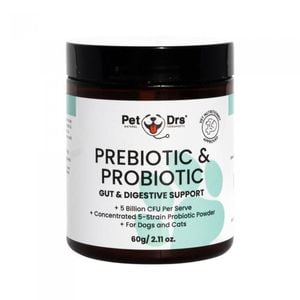 Pet Drs Prebiotic & Probiotic Gut & Digestive Support For Dogs 60g