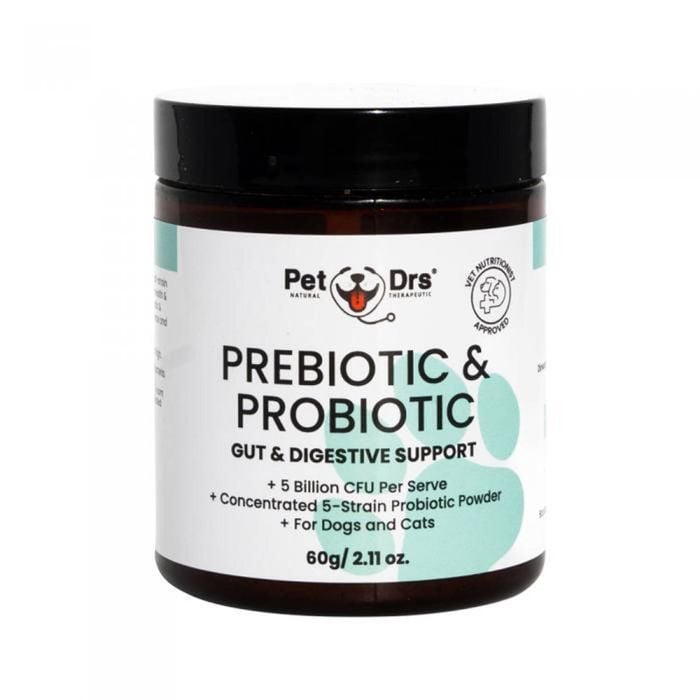 Pet Drs Prebiotic & Probiotic Gut & Digestive Support For Dogs 60g