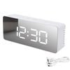 Catzon Led Mirror Desk Clock With Snooze Function Temperature