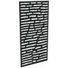 ProtectorAl 300-1200 x 1201-2400mm Gloss Black/Satin Black Slate Unframed Composite Deco Panel
