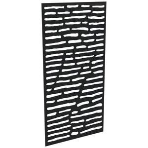 ProtectorAl 300-1200 x 1201-2400mm Gloss Black/Satin Black Slate Unframed Composite Deco Panel