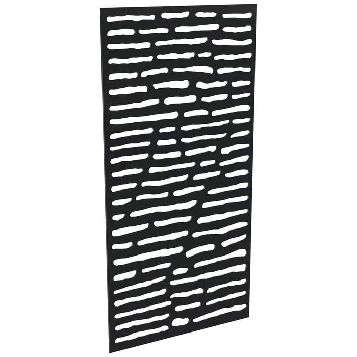 ProtectorAl 300-1200 x 1201-2400mm Gloss Black/Satin Black Slate Unframed Composite Deco Panel