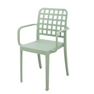Frankie Resin Dining Armchair - Green