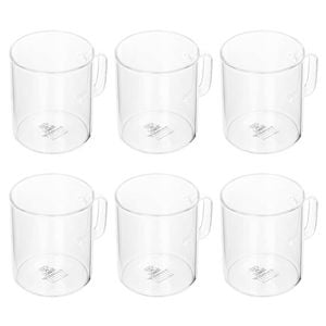 6pc Wilmax England 250ml Thermo Glass Cup Coffee Mug - Clear