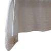 Vintage Design Homewares White Vintage Washed Linen Cotton Tablecloth 130x180cm