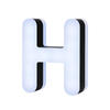 Lit Up 3D Led Letter H Illuminated Opal Acrylic 100mmHx92mmWx23mmD