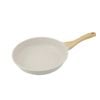 NNEOBA 28cm Non-Stick Ceramic Wok Pan Stainless Steel Cookware White