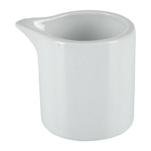 Olympia Milk And Cream Jugs Whiteware Porcelain 6 Pack 55ml Catering Tableware