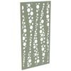 ProtectorAl 300-1200w x 1201-2400h Pale Eucalypt Bubbles Unframed Solid Aluminium Decorative Panel