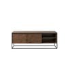 Modern Furniture RIVOLI TV Entertainment Unit 155cm -  Smoked Oak / Black