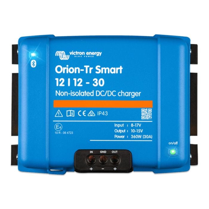 Victron 12V to 12V Orion-Tr Smart 12/12-30A Non-isolated DC-DC Charger - Off-Grid | IP43 | DC