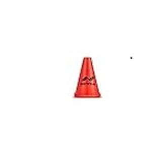 Nivia Plastic Marking Cones, Football Cones, Red, 6-inch Size