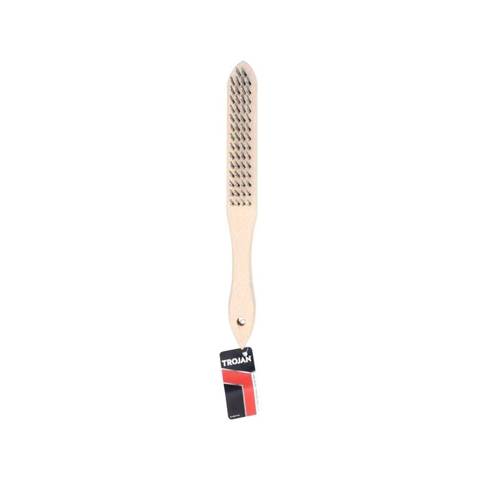 Trojan 4x15 Row Stainless Steel Wire Brush