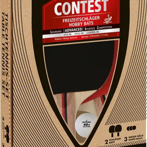 Sunflex Contest 2 Player Table Tennis Gift Set with Balls