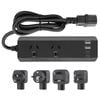 Arlec Powerboard With PD30W USB C Charging Ports Travel Adaptor Kit