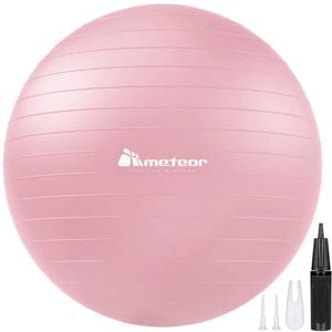 METEOR Pink 65-75cm Yoga Ball with Pump