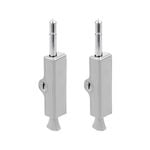 Yale White Patio Bolt - 2 Pack