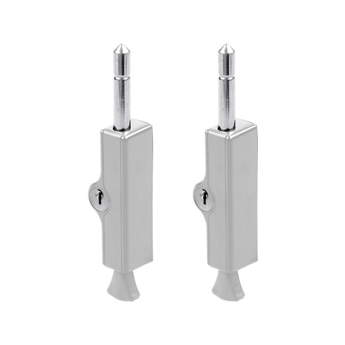 Yale White Patio Bolt - 2 Pack