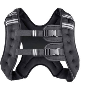 Fohoa 10kg Adjustable Weight Vest With Reflective Strips