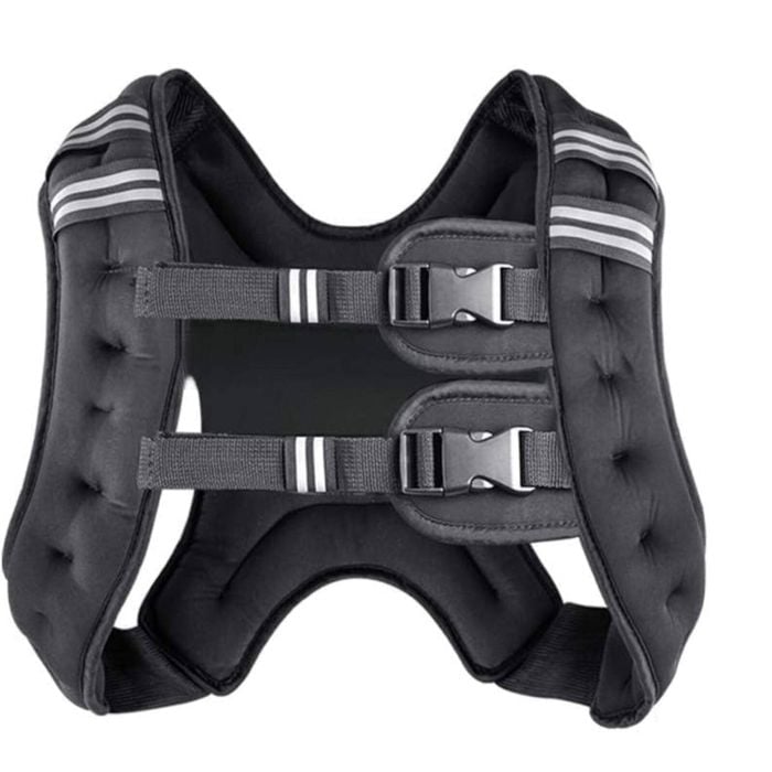 Fohoa 10kg Adjustable Weight Vest With Reflective Strips