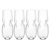 4pc Final Touch Conundrum Bubbles 300ml Sparkling/Champagne Glass - Clear