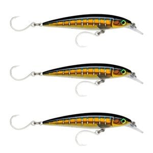 3x Rapala 12cm Saltwater X Rap Long Cast Sink Minnow Fishing Lures -Sailfish UV