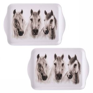 Ashdene Trio Set of 2 Scatter Trays Chestnut