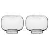 2PK Ecology Fleur Capsule Glass Vase Decorative Flower Vessel 14cm