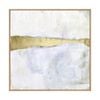 Artey | Gold Ribbon Horizon I - Framed Canvas - Natural Frame - 140 x 140cm