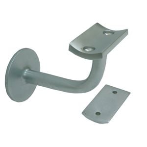 Miles Nelson Bannister Bracket Satin Chrome