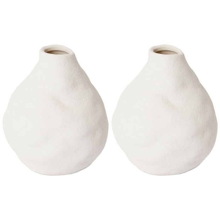 E Style Alis Home Decorative Vase - 10 x 9 x 12cm 2 Pack