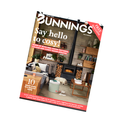 bunnings magazine Winter 2023 for NZ in Tilted form