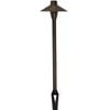 CLA Lighting Coolie Exterior Coolie Spike Light IP54 Rustic Brass