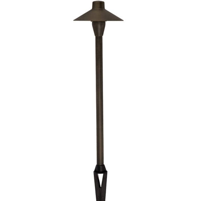 CLA Lighting Coolie Exterior Coolie Spike Light IP54 Rustic Brass