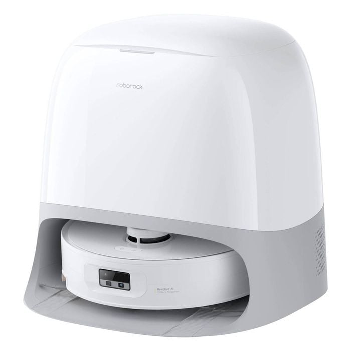 Roborock Qrevo Curv 2 Flow Robotic Vacuum Cleaner - White