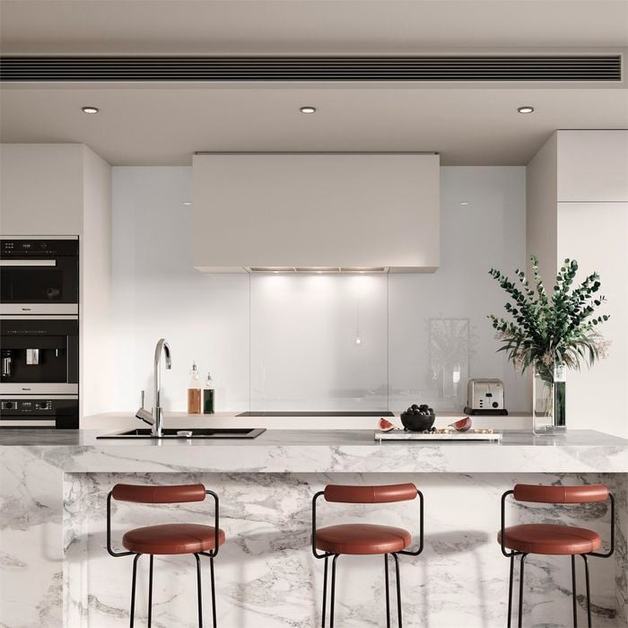 Vistelle 2600 x 760 x 4mm Salt High Gloss Acrylic Splashback
