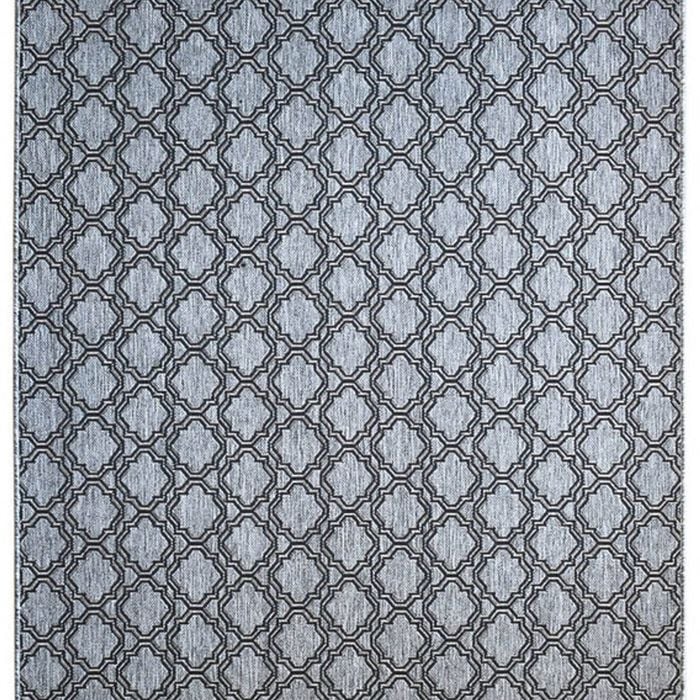 Long Island 9892 Dm9e 120x170 Grey Black Rug