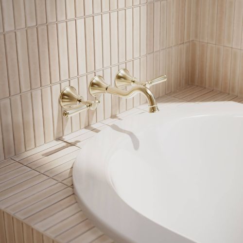 Modern bathroom interior featuring contemporary fixtures and finishes.