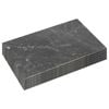 Argon Tableware Marble Placemats - 30 X 20cm - Set Of 6 Black Rectangular Placemats Dining Mat Table Mat Plate Serving Trays