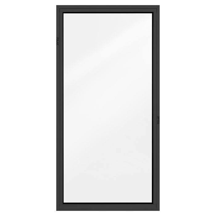 Polar     View Windows 600 x 1200mm Black Fixed Panel Double Glazed Window