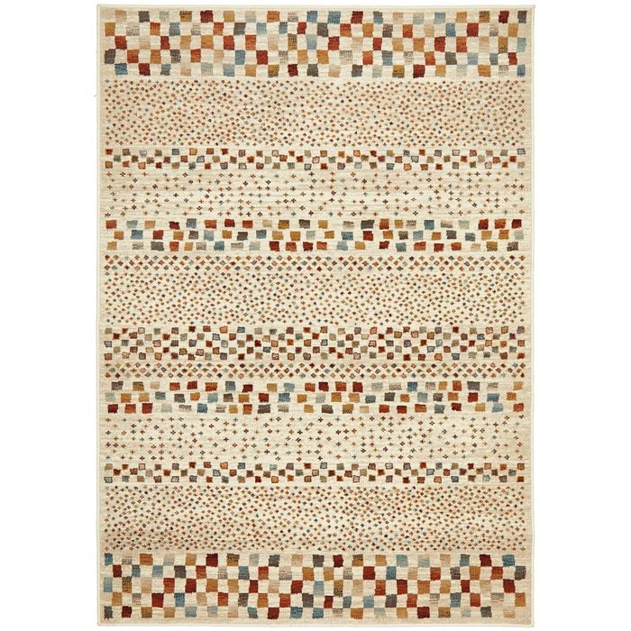 The Rug Connection Scholar 431 Beige 400x300cm - Extra Extra Large Tribal Pet Friendly Indoor Floor Rug