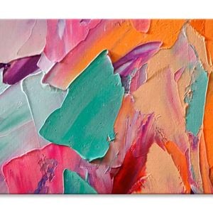 Multicolored Abstract Art  Print 100% Australian Made 120 x 90cm  (Stretched)