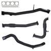 Ignite Exhausts Turbo Back For Nissan Gu Patrol 3l Coil Spring Ute 3" Cat & Pipe 409 Stainless Steel