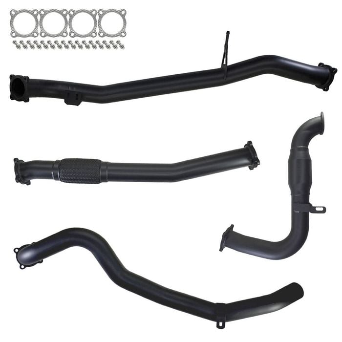 Ignite Exhausts Turbo Back For Nissan Gu Patrol 3l Coil Spring Ute 3" Cat & Pipe 409 Stainless Steel