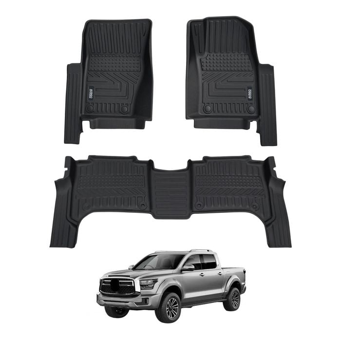 AUSGO Car Floor Mats for GWM Cannon Alpha Hybrid 2024-Onwards All-Weather Floor Liners