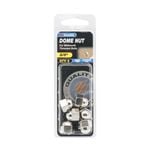 Zenith 3/8" Chrome Plated Dome Nuts - 6 Pack