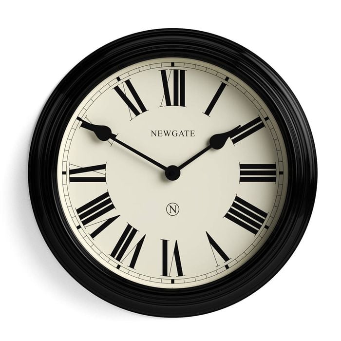 Newgate Notting Hill Wall Clock-black