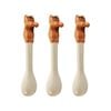 3pk Urban 12cm Novelty Cat Ceramic Hanging Spoon For Mug
