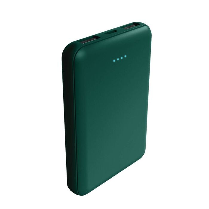 Laser 5000mAh Compact Portable Power Bank (Deep Green)