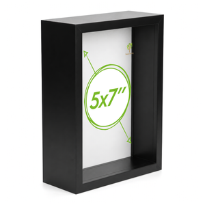 Nicola Spring 3d Deep Box Photo Frame - 5 X 7"